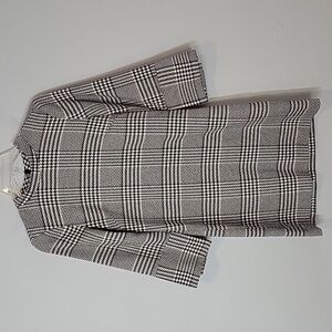 H&M Black & White houndstooth dress